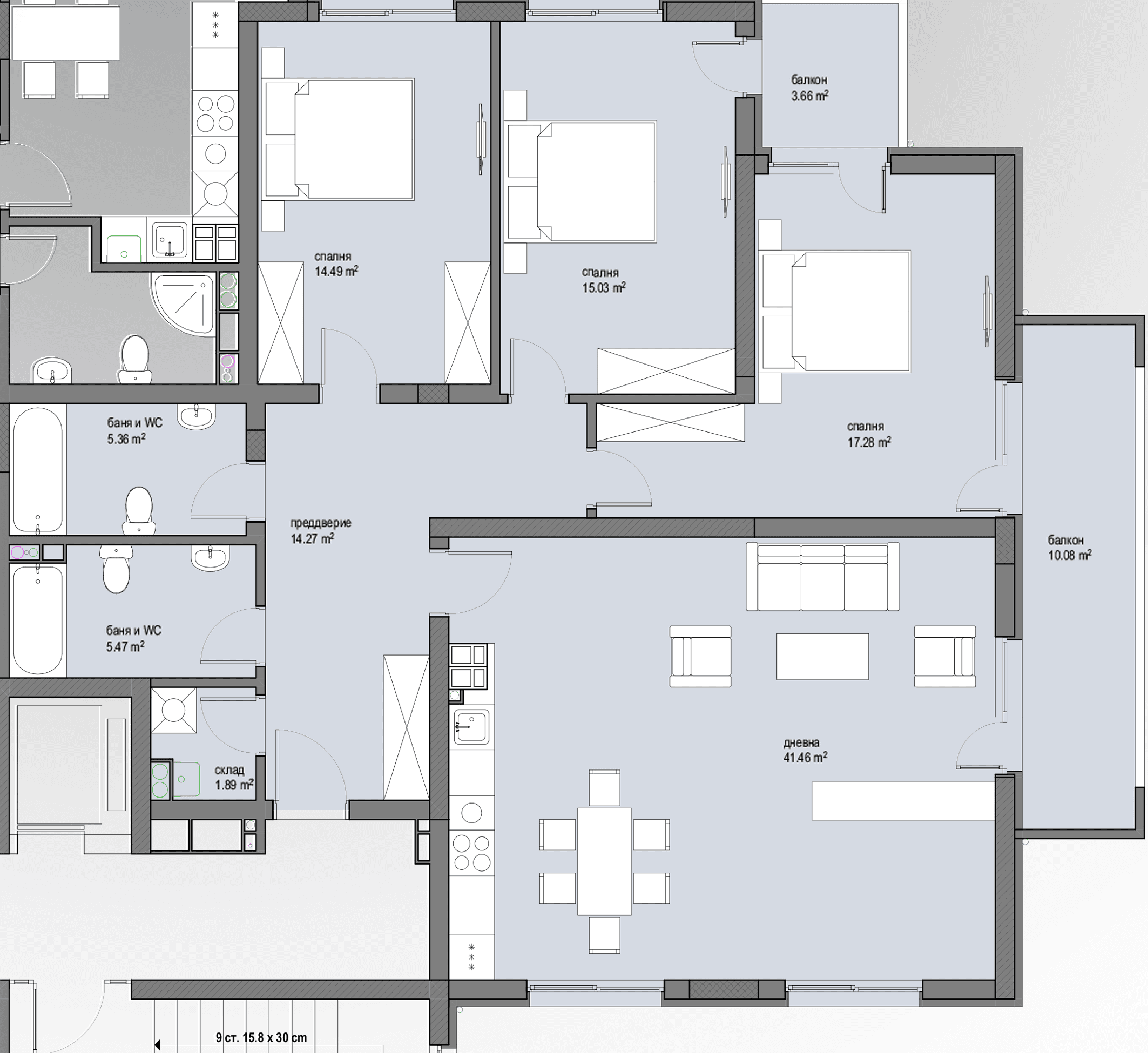 A 01 - 181.44 кв.м.